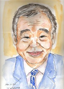 本多弘男氏肖像（平田画）